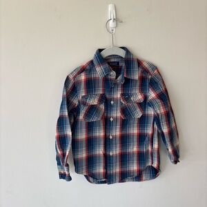 Ralph Lauren Kids Plaid Shirt - Navy and Red